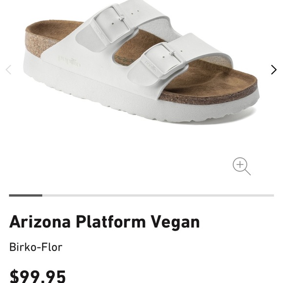 white platform birkenstocks